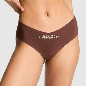 ⭐️2 for $10⭐️PINK Victoria's Secret no show cheeky size large nwt rodeo western